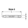 Drill America WELDB-6 1/16"-11/64" 90 degree Deburring Tool WELDB-6